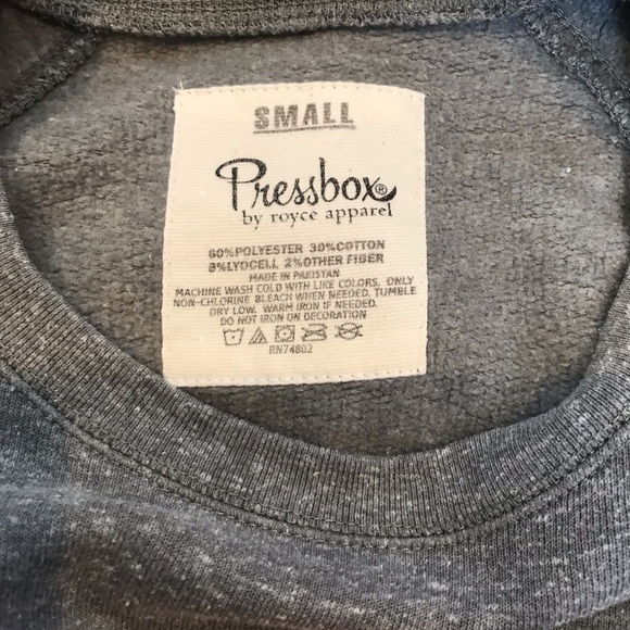 Tennessee Volunteers Pressbox Women’s Edith Vintage Knobi Pullover Sweatshirt SM - Picture 5 of 7